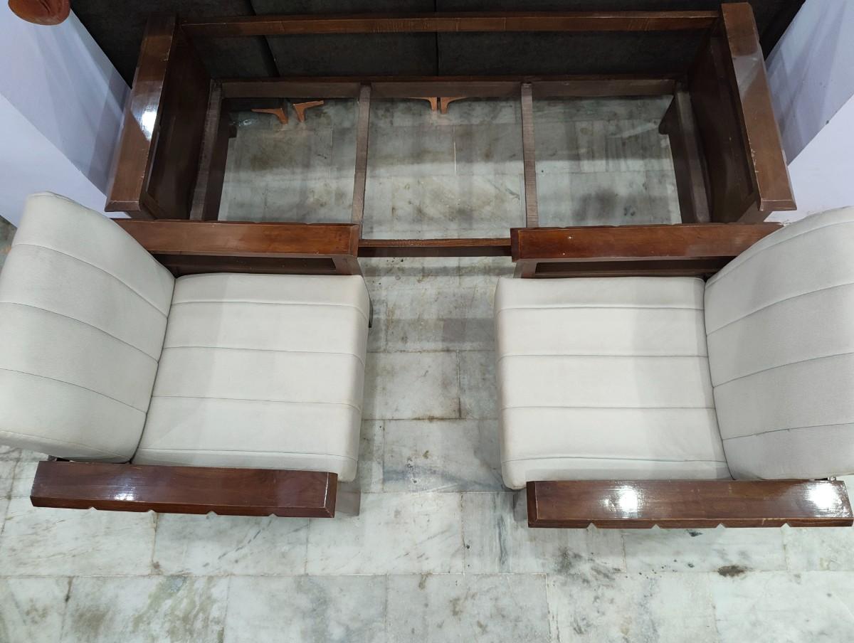 Modern White-Frame Study Chair - Jain Furniture Ajmer