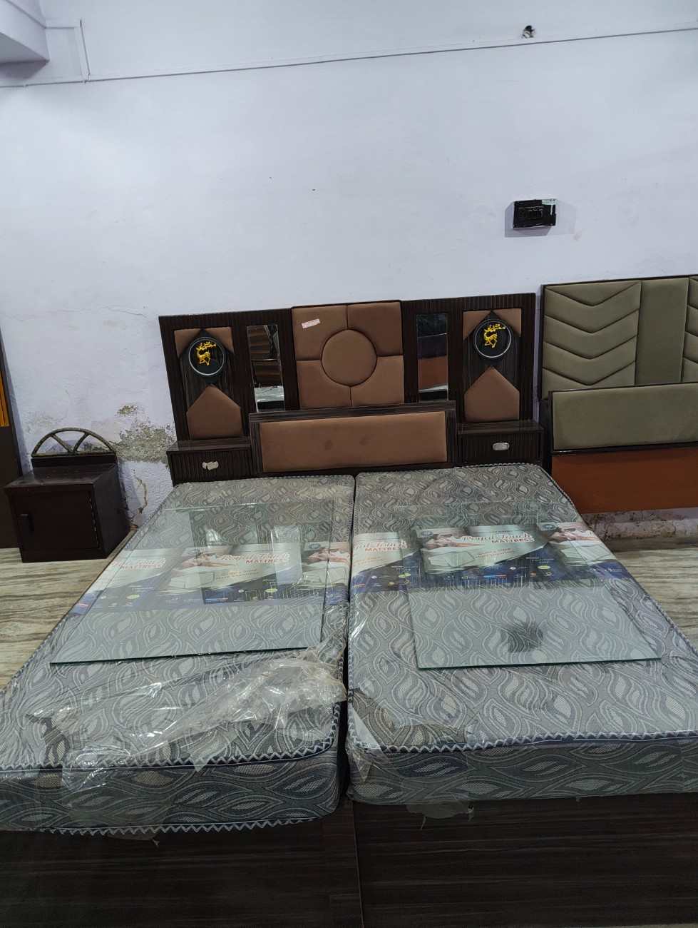 Minimalist Platform Double Bed - Jain Furniture Ajmer