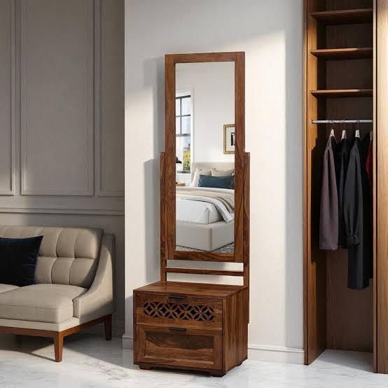 Full-Length Mirror Dressing Unit - Jain Furniture Ajmer