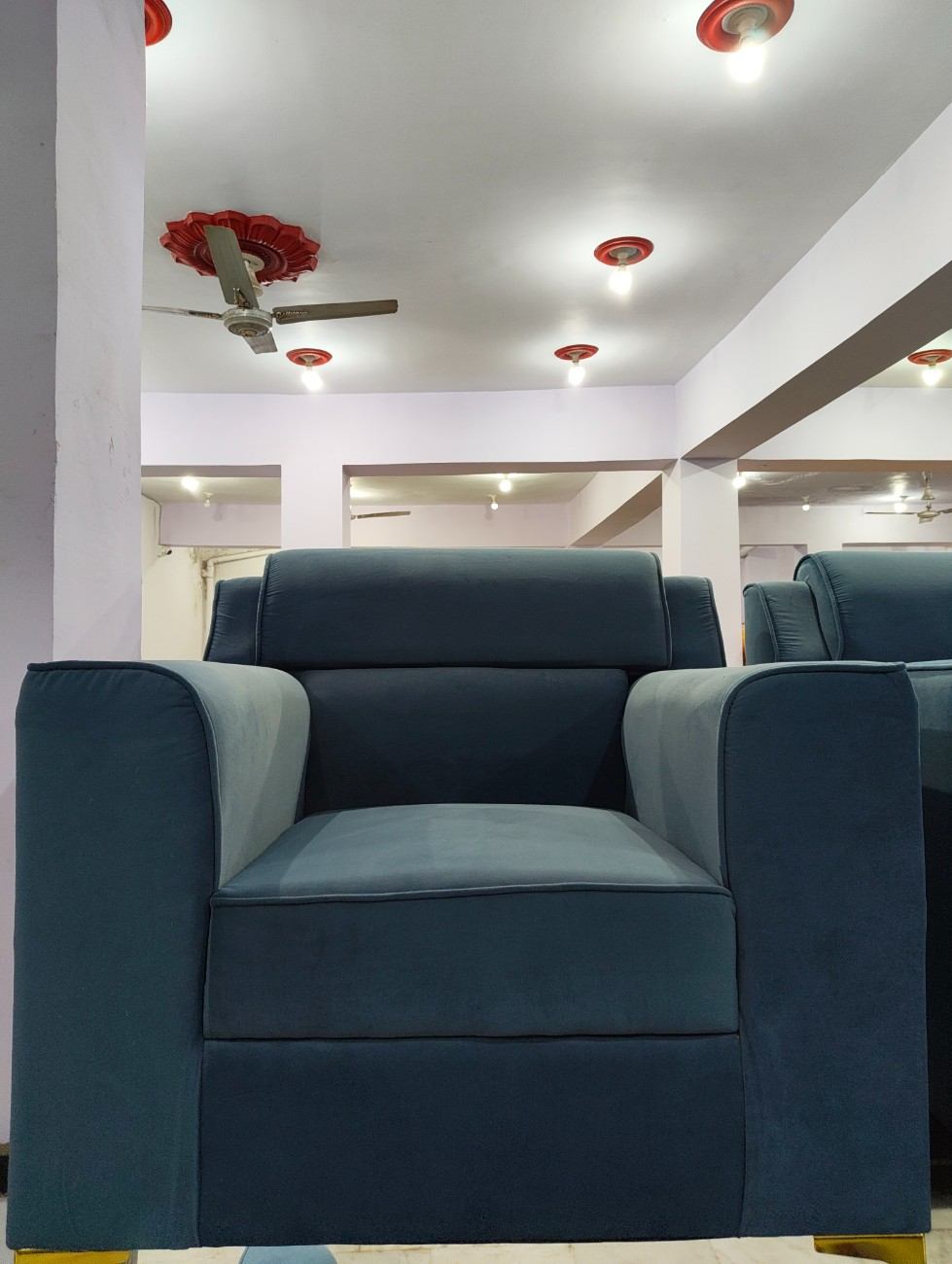 Velvet Luxury Couch - Jain Furniture Ajmer