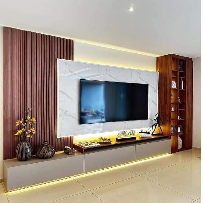 Low-Floor TV Console Unit A - Jain Furniture Ajmer